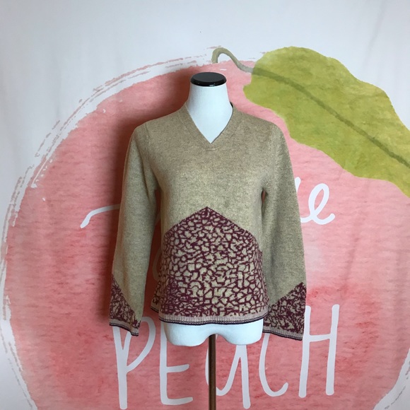 Anthropologie Sweaters - Anthropologie Sleeping on Snow Lambswool Sweater